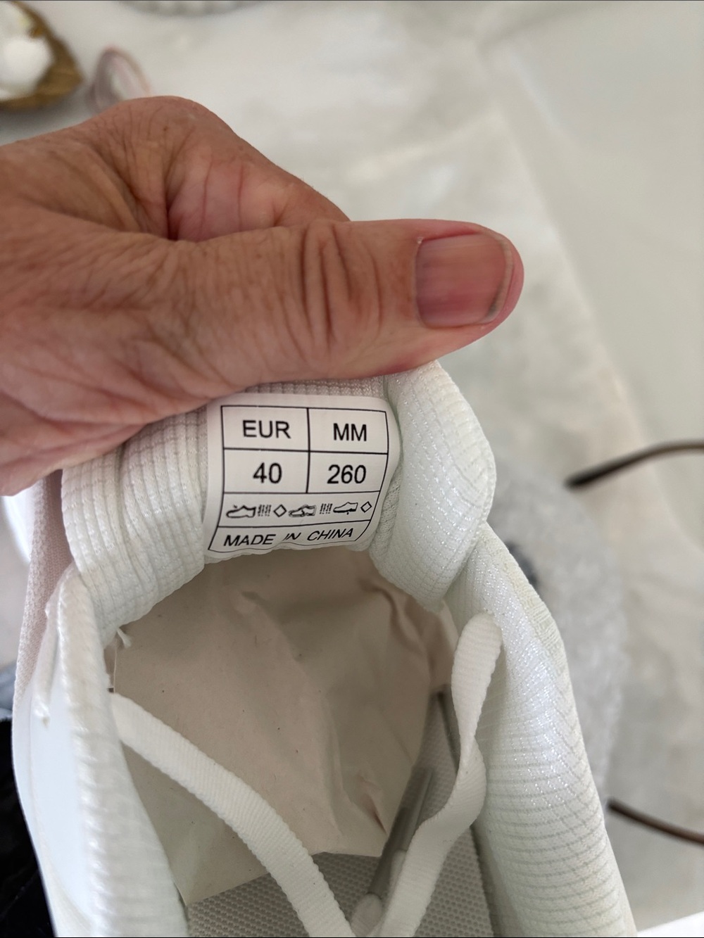 Cuurt Women's White Athletic Walking Shoes - Picture 8 of 9
